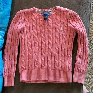 Ralph Lauren cable knit sweater 5T like new